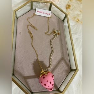 COPY - Betsey Johnson Strawberry Long Necklace